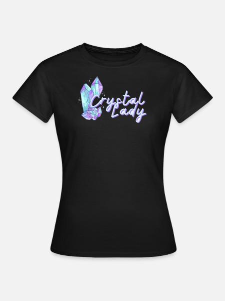 Crystal Lady - Frauen T-Shirt - Schwarz