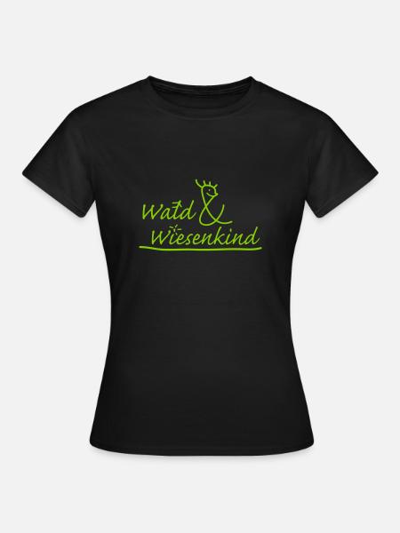 Wald&Wiesenkind - Frauen T-Shirt - Schwarz