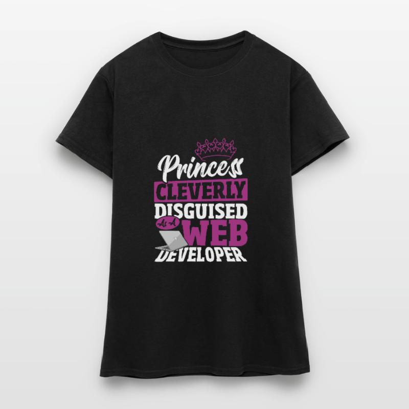 Developer Computer Geek HTML Programmer Daughter Frauen T-Shirt