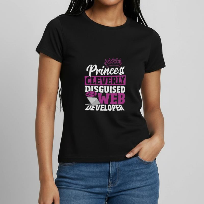 Developer Computer Geek HTML Programmer Daughter Frauen T-Shirt