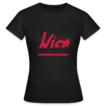 VIENNE - T-shirt Femme - noir - Devant - AI Model Female 172 dark (172cm)