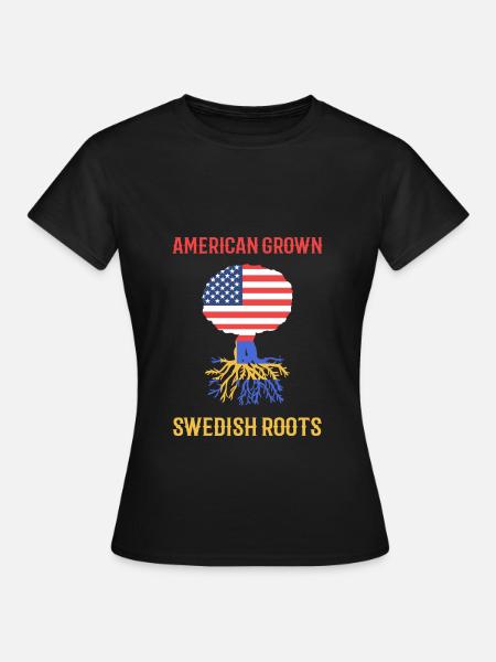 Schweden Schwedisch - Frauen T-Shirt - Schwarz