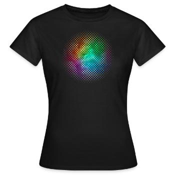 Rave - Frauen T-Shirt - Schwarz - Vorne - AI Model Female 172 dark (172cm)