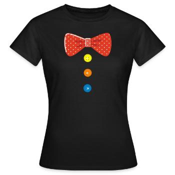 Costume de Carnaval Kölle Alaaf Cologne - T-shirt Femme - noir - Devant - AI Model Female 172 dark (172cm)
