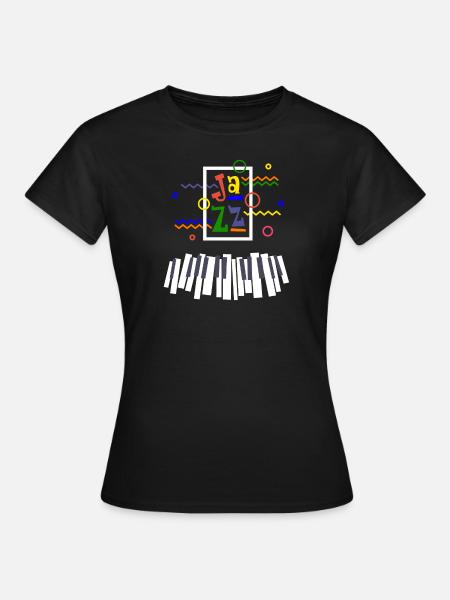 Festival d’improvisation de musique jazz - T-shirt Femme - noir