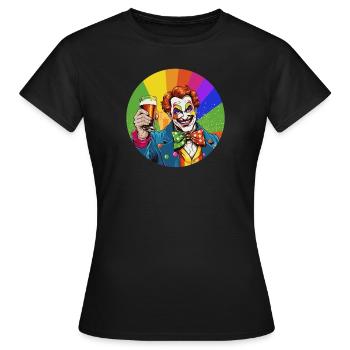 Carnaval Kölle Alaaf escalade Chant, Danse Cologne - T-shirt Femme - noir - Devant - AI Model Female 172 dark (172cm)