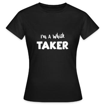 Je suis un preneur de fouet - Pâtisserie - T-shirt Femme - noir - Devant - AI Model Female 172 dark (172cm)