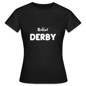Roller Derby - Sports - T-shirt Femme - noir - Devant - AI Model Female 172 dark (172cm)