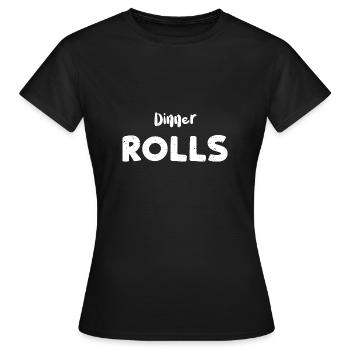 Dinner Rolls - Thanksgiving - Frauen T-Shirt - Schwarz - Vorne - AI Model Female 172 dark (172cm)