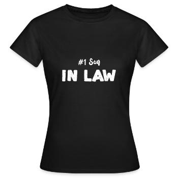 #1 Son In Law - Son - Women's T-Shirt - black - Front - AI Model Female 172 dark (172cm)