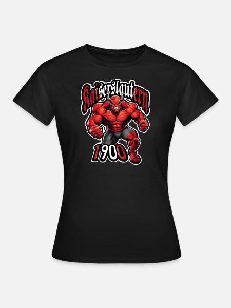BEESART8 KAISERSLAUTERN 1900 TEUFEL - Frauen T-Shirt - Schwarz