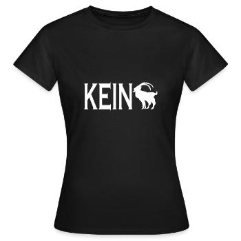 Kein Bock Drauf - Lustiges Männer Frauen Bock - T-shirt Femme - noir - Devant - AI Model Female 172 dark (172cm)