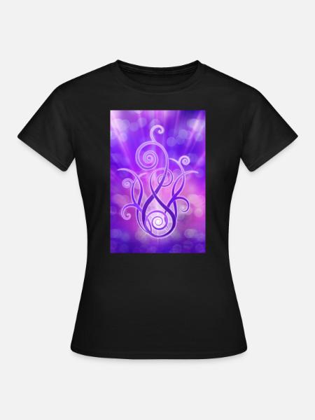 Die Violette Flamme Der Transformation - Frauen T-Shirt - Schwarz