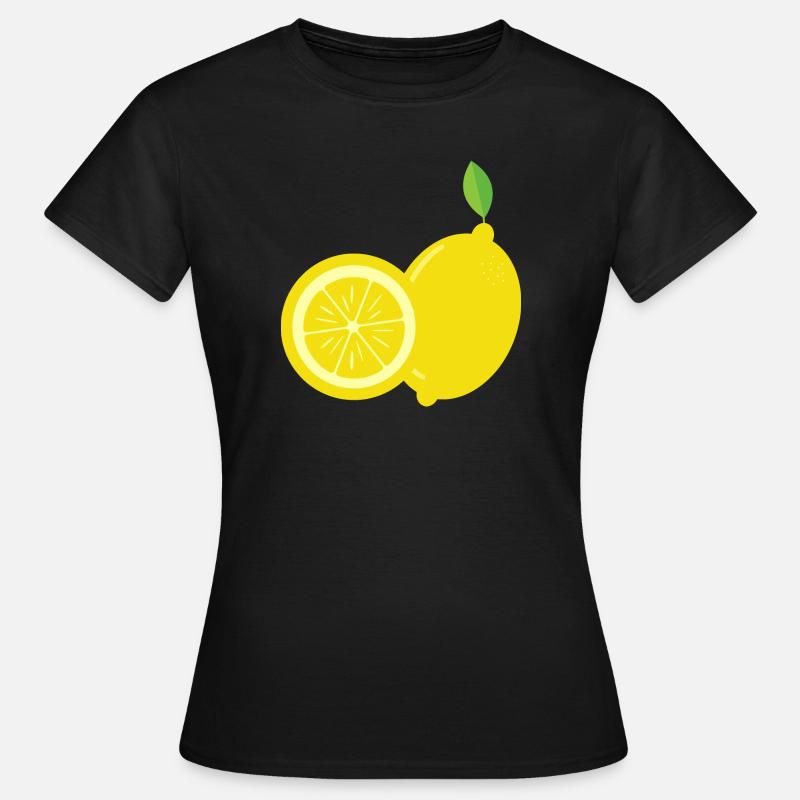 Lemon - Just a lemon - Women's T-Shirt - black