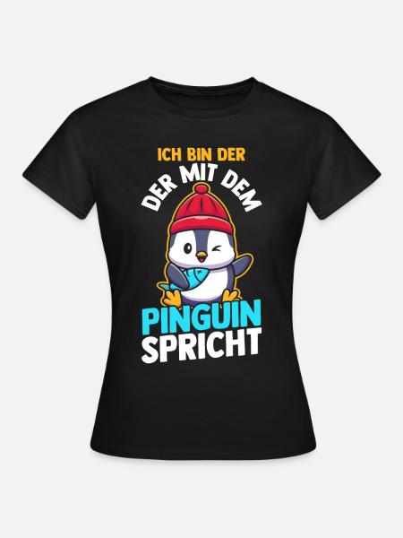 Pinguin - Frauen T-Shirt - Schwarz