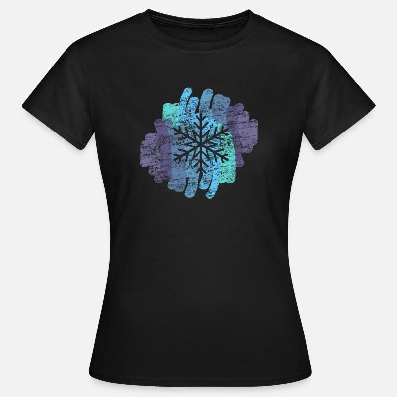 snowflake - Women's T-Shirt - black