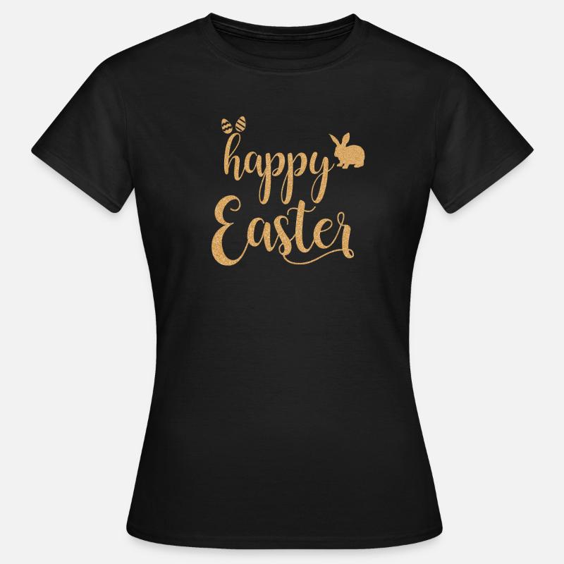 Happy Easter - Women's T-Shirt - black