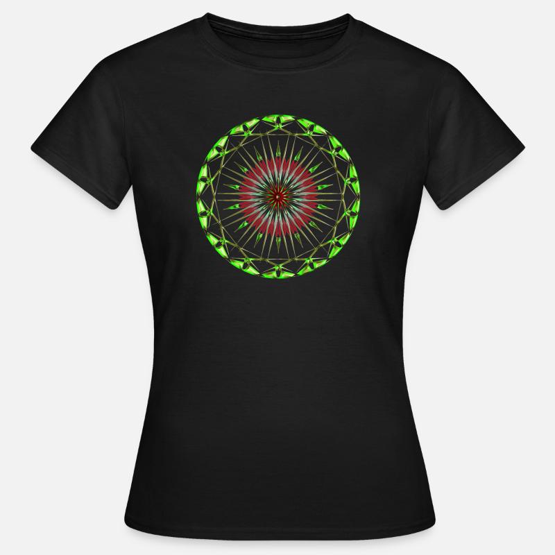 Mandala - Frauen T-Shirt - Schwarz
