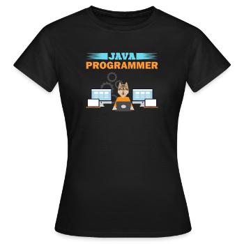 Java Programmer - Frauen T-Shirt - Schwarz - Vorne - AI Model Female 172 dark (172cm)