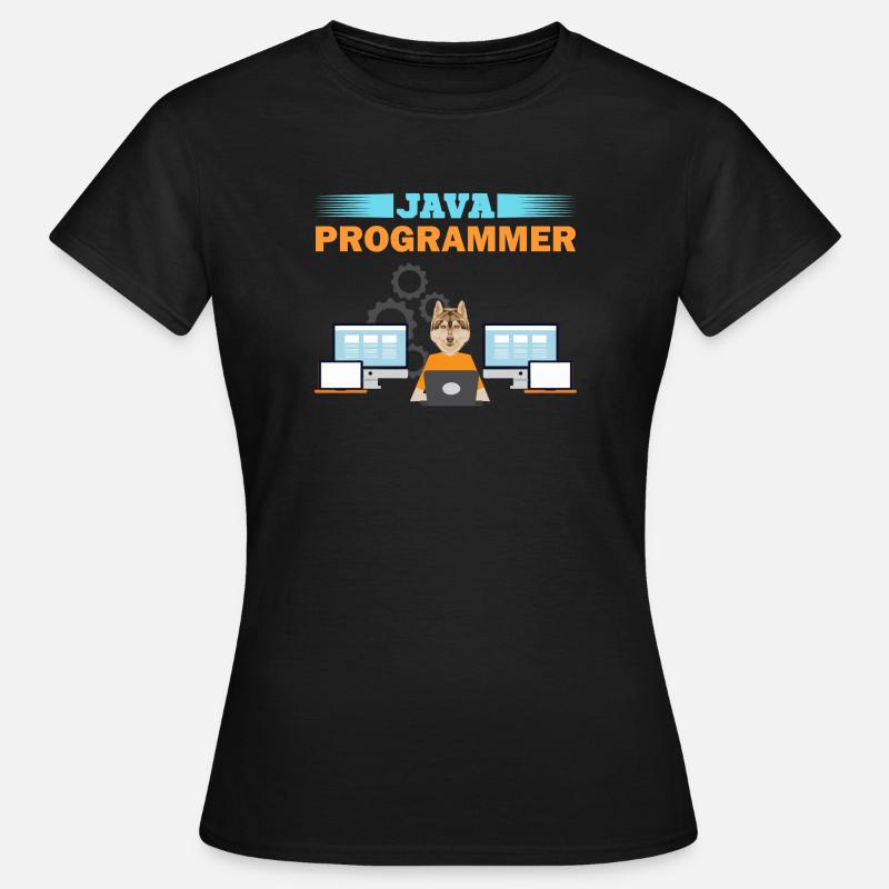 Java Programmer - Frauen T-Shirt - Schwarz