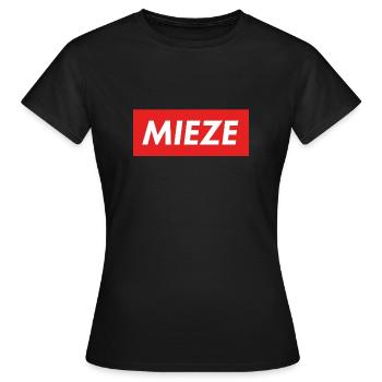 Mieze - Frauen T-Shirt - Schwarz - Vorne - AI Model Female 172 dark (172cm)