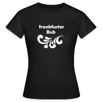 garçon de Francfort - T-shirt Femme - noir - Devant - AI Model Female 172 dark (172cm)