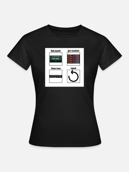 csgo - Frauen T-Shirt - Schwarz
