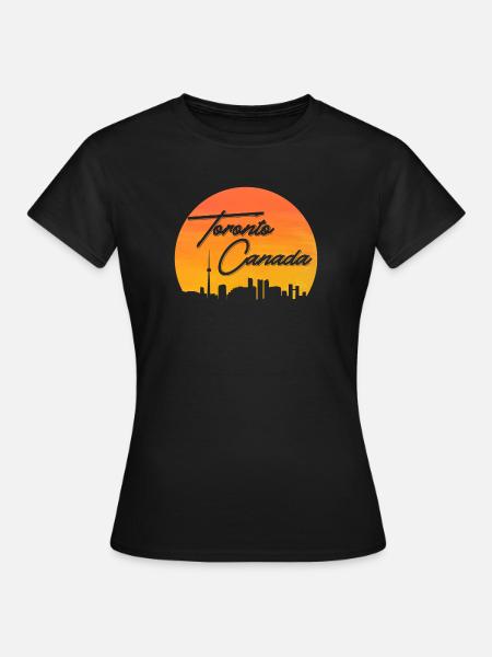 Toronto Canada - T-shirt Femme - noir