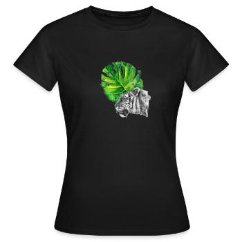 tigre - T-shirt Femme - noir - Devant - AI Model Female 172 dark (172cm)