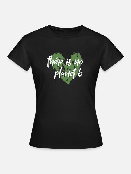 planet b - Frauen T-Shirt - Schwarz