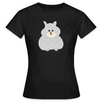 Children cartoon mouse - Women's T-Shirt - black - Front - AI Model Female 172 dark (172cm)