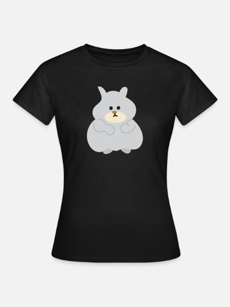 Kinder Comic - Maus - Frauen T-Shirt - Schwarz