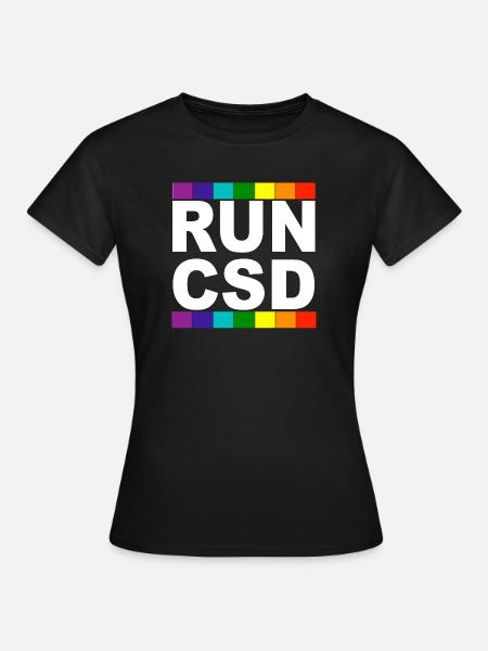 run csd w - Women's T-Shirt - black