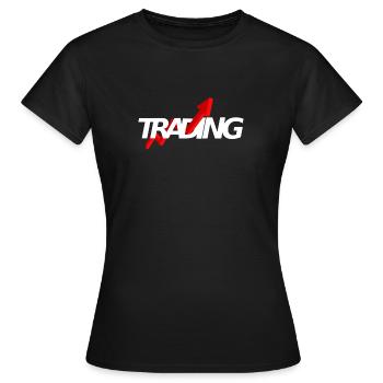 commerce - T-shirt Femme - noir - Devant - AI Model Female 172 dark (172cm)