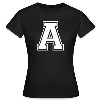 A - T-shirt Femme - noir - Devant - AI Model Female 172 dark (172cm)