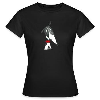 Lévi-1000-1000 - T-shirt Femme - noir - Devant - AI Model Female 172 dark (172cm)