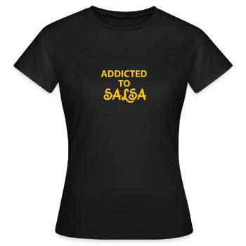Salsa - Women's T-Shirt - black - Front - AI Model Female 172 dark (172cm)