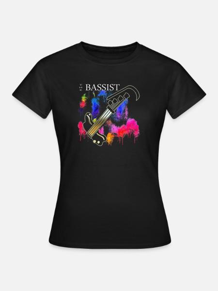 Le bassiste bassiste - T-shirt Femme - noir