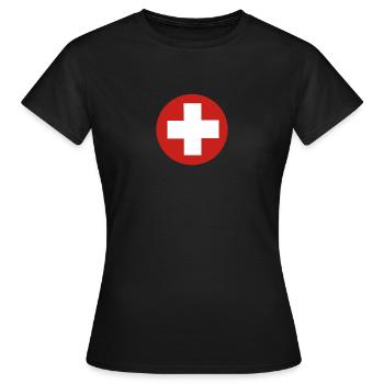 Médicament - T-shirt Femme - noir - Devant - AI Model Female 172 dark (172cm)