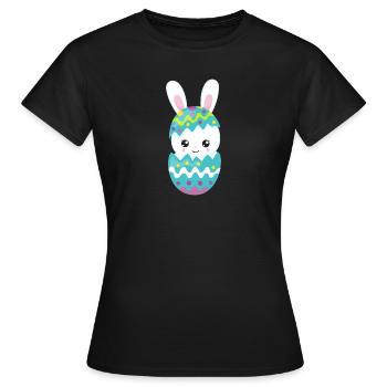 Joyeuses Pâques - T-shirt Femme - noir - Devant - AI Model Female 172 dark (172cm)