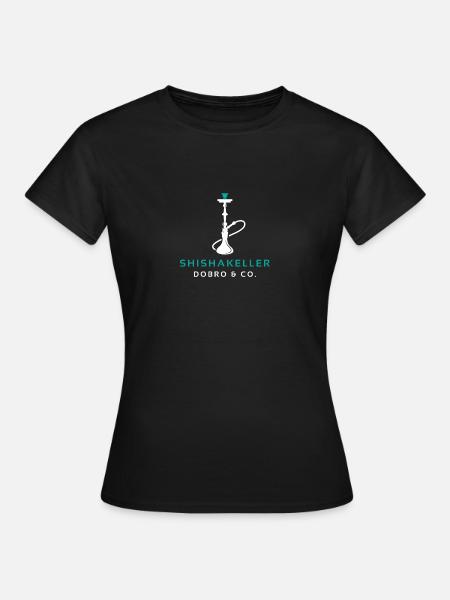 Shishakeller weiß/türkis - Frauen T-Shirt - Schwarz