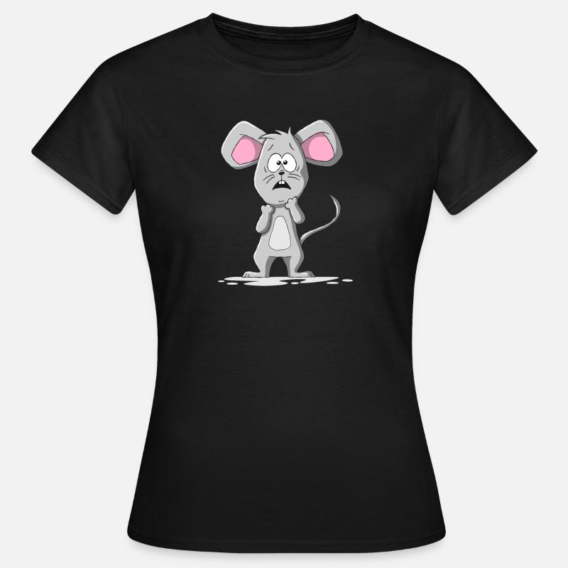 Anxious mouse - Women's T-Shirt - black