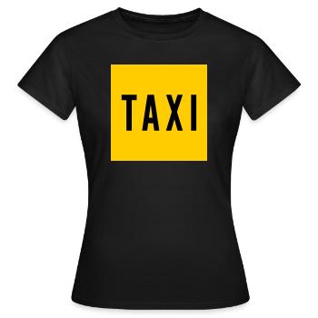 Taxi - Frauen T-Shirt - Schwarz - Vorne - AI Model Female 172 dark (172cm)
