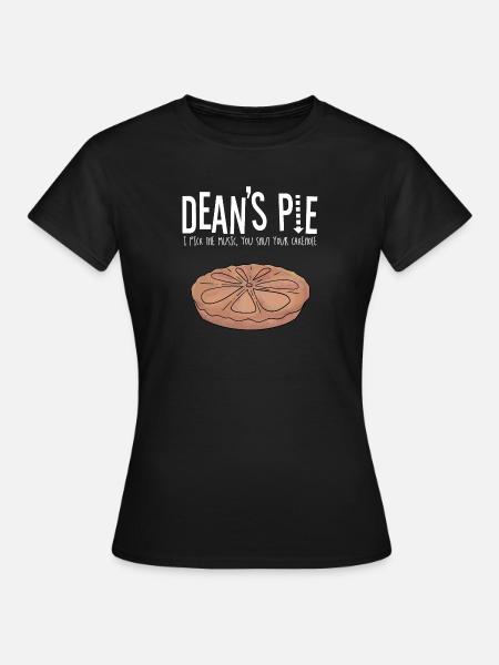 Dean's Pie - Frauen T-Shirt - Schwarz