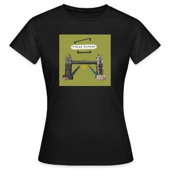 Tower Bridge - Frauen T-Shirt - Schwarz - Vorne - AI Model Female 172 dark (172cm)