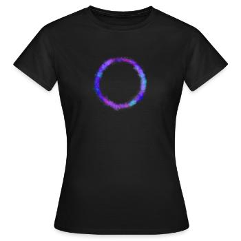 Galaxy Circle - Frauen T-Shirt - Schwarz - Vorne - AI Model Female 172 dark (172cm)