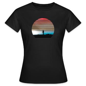 fisherman - Women's T-Shirt - black - Front - AI Model Female 172 dark (172cm)