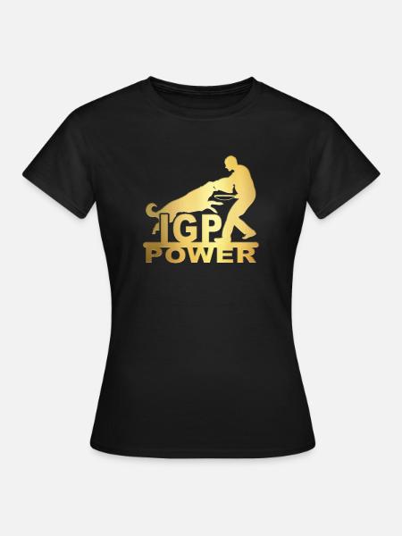 IPG Gold - Frauen T-Shirt - Schwarz