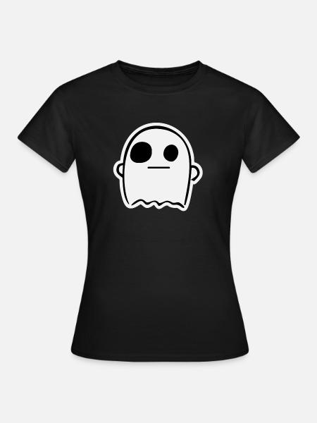 Fantôme mignon va bien - T-shirt Femme - noir