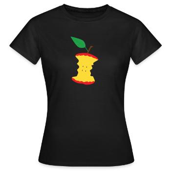 Pomme - T-shirt Femme - noir - Devant - AI Model Female 172 dark (172cm)